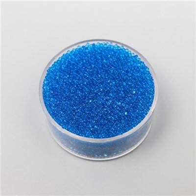 Микробисер стекло "Яркий голубой" набор 10 гр