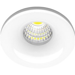 Встраиваемый светодиодный светильник LN003, 3W, 210 Lm, 4000К, цвет белый, d=40мм