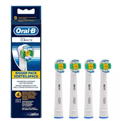 Насадки для электрических зубных щеток ORAL-B B 3D White Clean (4 шт)