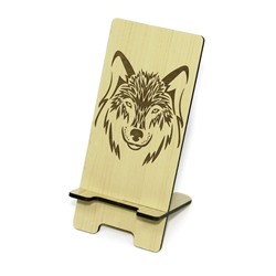Подставка для телефона Волк