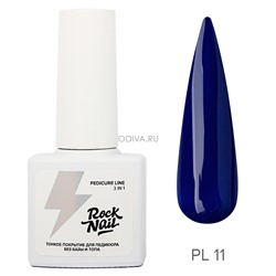 RockNail, однофазный гель-лак для педикюра Pedicure Line №11, 6 мл