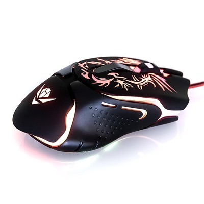 Мышь оптическая Nakatomi Gaming mouse MOG-25U (black) игровая