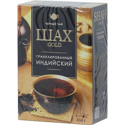 ШАХ GOLD. Черный гранулированный чай 450 гр. карт.пачка