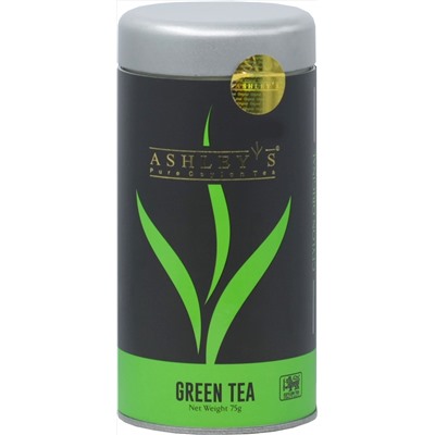 ASHLEY'S. Green tea 75 гр. жест.банка