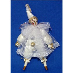 Кукла подвесная Клоун белый, KD21