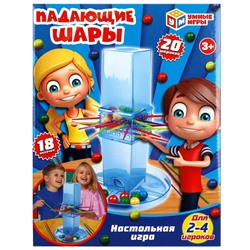 Настольная игра падающие шары, кор.21,6*27,9*6,5см Умные игры