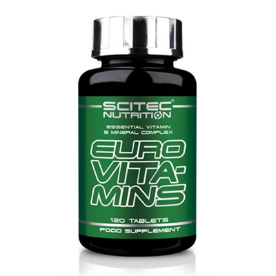 Витаминно-минеральный комплекс Euro Vita-Mins Scitec Nutrition 120 капс.