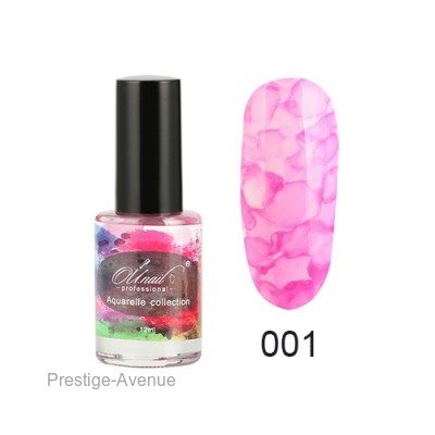 Акварельный гель OU Nail Aquarelle collection арт. 001