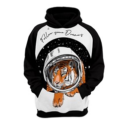 Худи мужское Тигр космонавт 2