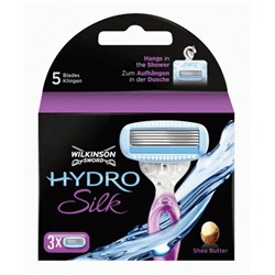 Кассеты для бритвы Schick (Wilkinson Sword) Hydro Silk-5 (3шт)