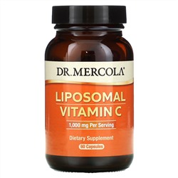 Dr. Mercola, липосомальный витамин С, 500 мг, 60 капсул