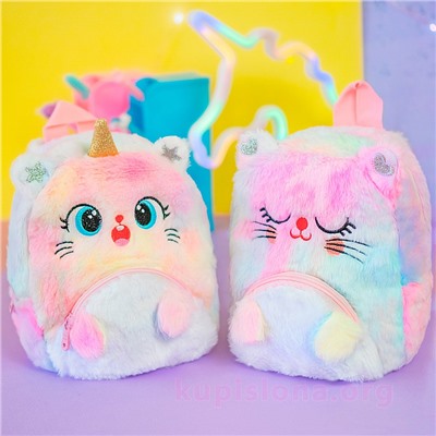 Плюшевый рюкзак «Cute cat»