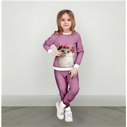 Детский костюм со свитшотом Модница