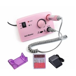 Аппарат для маникюра и педикюра Nail Master 45000об/мин Цвет:розовый