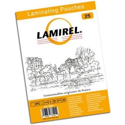 Пленка для ламинирования А4 25 шт 100мкм LA-78801 Lamirel
