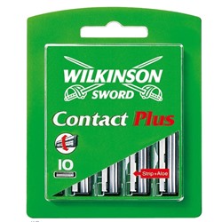 Кассеты для бритвы Schick (Wilkinson Sword) Contact Plus/ Ultrex plus (10шт)
