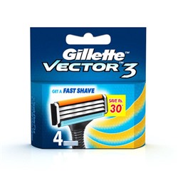 Gillette Vector (4шт) EvroPack orig