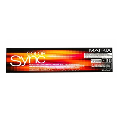 Matrix - Крем-краска без аммиака, 7CC+ блондин глубокий медный - Color Sync, 90 мл(УЦЕНКА)
