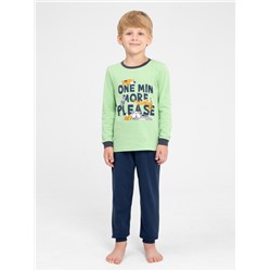 Пижама для мальчика Cherubino CWKB 50136-37 Зеленый