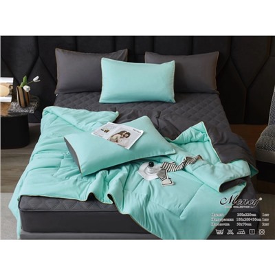 ОПТ/Mency Комплект постельного белья с одеялом/Евро SM5811