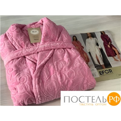 BR-0184/03 Халат женский EFOR размер L/XL PEMBE розовый BR-0184/03