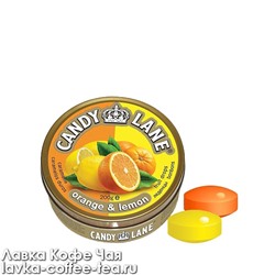 леденцы "Candy Lane" апельсин-лимон 200 г.