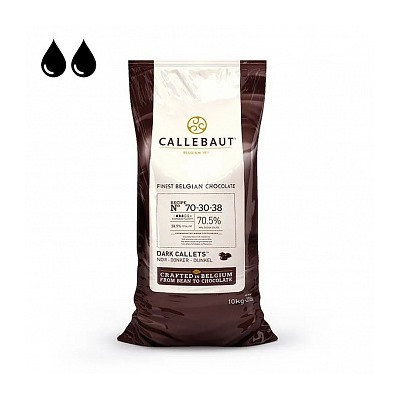 Шоколад Callebaut Горький 70%, (мешок 10 кг) (70-30-38NV-595)