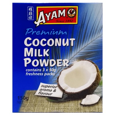 Сухое кокосовое молоко Ayam, Малайзия, 150 г Акция