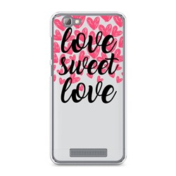 Силиконовый чехол Love sweet love на ZTE Blade A610