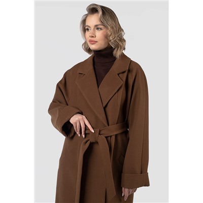 01-11930 Пальто женское демисезонное (пояс)