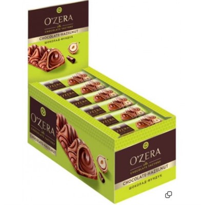 «OZera», батончик Chocolate Hazelnut, 23 г (упаковка 24 шт.) KDV