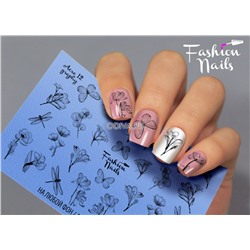 Fashion Nails, слайдер-дизайн "AEROgraphy" №12