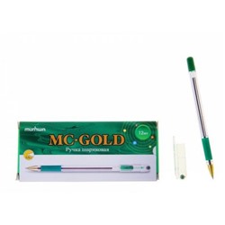 Ручка шариковая MC GOLD зеленая 0.5мм BMC-04 MunHwa