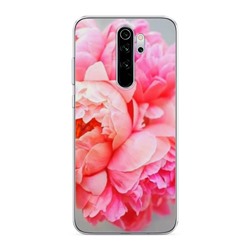 Силиконовый чехол Бутон пиона на Xiaomi Redmi Note 8 Pro