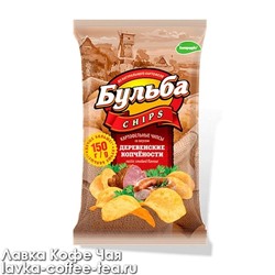 чипсы картофельные "Бульба chips", вкус деревенские копчёности 150 г. Белпродукт