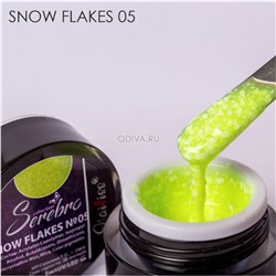 Serebro, Snow Flakes - гель-лак (№05), 5 мл