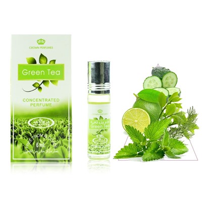 Al Rehab масляные духи Green Tea, 6 ml (Женский)