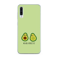 Силиконовый чехол Парочка авокадо на Samsung Galaxy A50