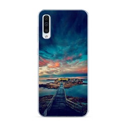 Силиконовый чехол Восход 1 на Samsung Galaxy A50