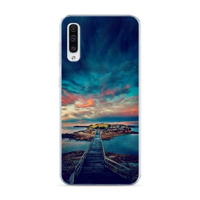 Силиконовый чехол Восход 1 на Samsung Galaxy A50