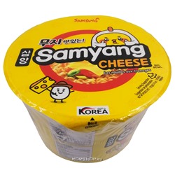 Лапша б/п со вкусом сыра Cheese Samyang, Корея, 105 г.