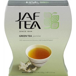 JAF TEA. Зеленый. Жасмин 100 гр. карт.пачка