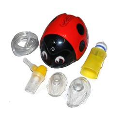 Ингалятор компрессорный Lella la Coccinella (мод. P0406 EM F-700) (красный)   оптом или мелким оптом