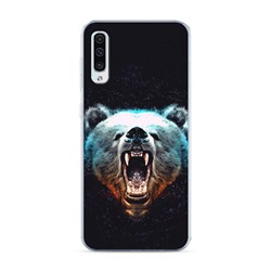 Силиконовый чехол Медведь на Samsung Galaxy A50