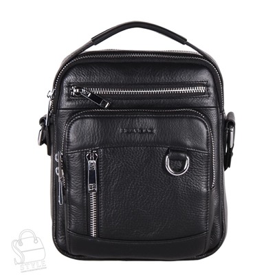 Сумка мужская кожаная 810-1H black Heanbag