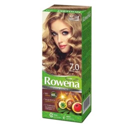 Рябина Рябина "Rowena" Rowena soft silk Cтойкая крем-краска для волос тон 7.0 светло-русый