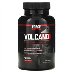 Force Factor, Volcano, бустер оксида азота,120 капсул