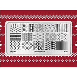 Go! Stamp, пластина для стемпинга №142 (Christmas Sweater)