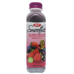 Витаминный напиток с лактобактериями Смузи Smoothie Mix Berry OKF (ягодный микс), Корея, 500 мл Акция