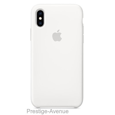 Силиконовый чехол для iPhone XS Max -Белый (White)